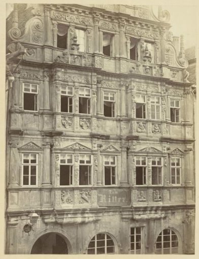 Facade of Haus zum Ritter, Heidelberg