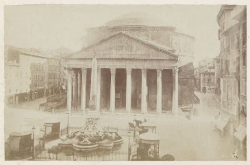 View of the Pantheon in Rome, Italy