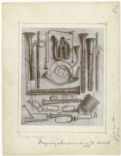 Collection of Musical Instruments Belonging to the Musician and Collector Johan Coenradus Boers