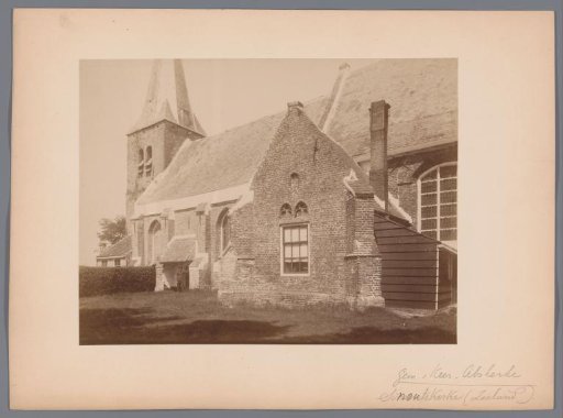 South side of the Reformed Church at Sinoutskerke