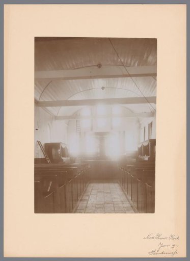 Interior of the Reformed Church in Hulst