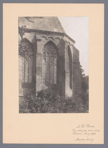 South Side of the Choir of the Saint Bavo's Church at Aardenburg