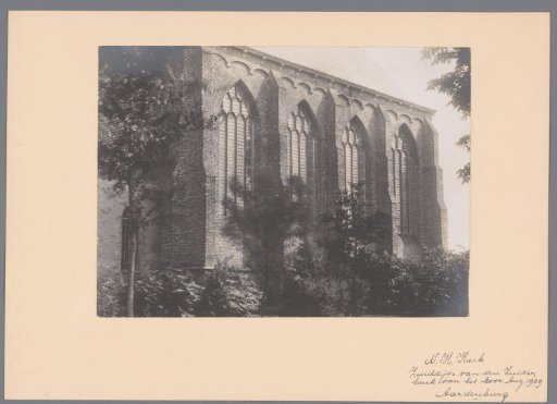 South Side of the Saint Bavo's Church at Aardenburg