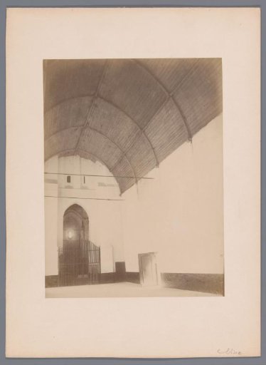 Interior of the Reformed Church in Nisse
