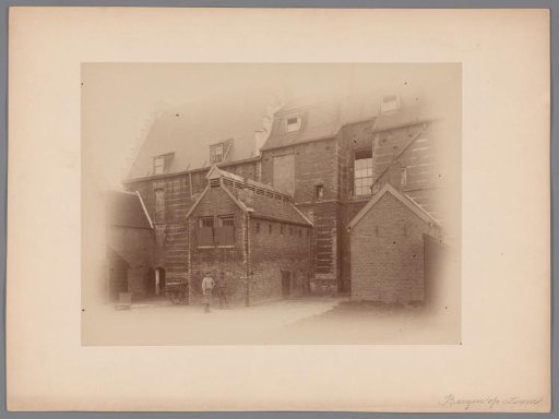Rear courtyard of the Markiezenhof in Bergen op Zoom
