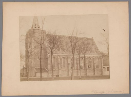 South side of the Jacobus Church in Renesse