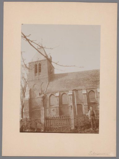 South side of the nave of the Reformed Church in Scherpenisse