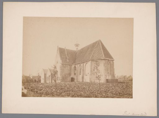 View of the Reformed Church in Sint-Annaland