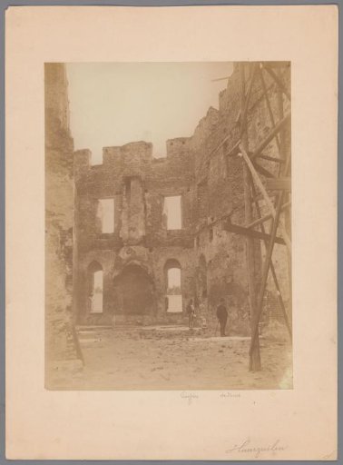 Ruins of Castle de Haar in Haarzuilens, with Pierre Cuypers and Victor de Stuers