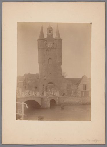 View of the South Harbour Gate in Zierikzee