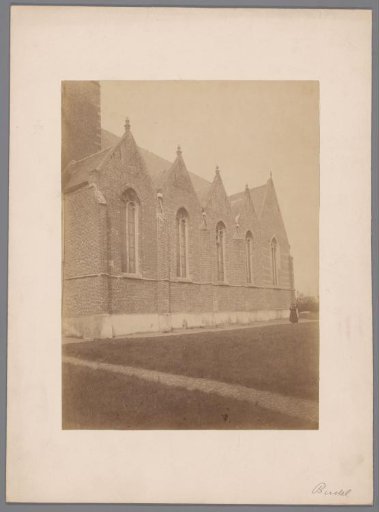 Side Facade of the Old Our Lady Visitation Church in Budel
