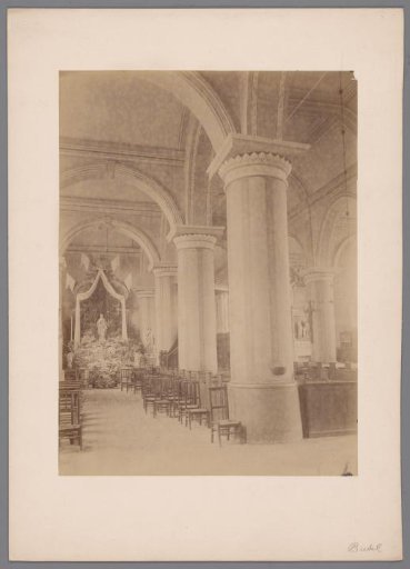 Interior of the Old Our Lady Visitation Church in Budel