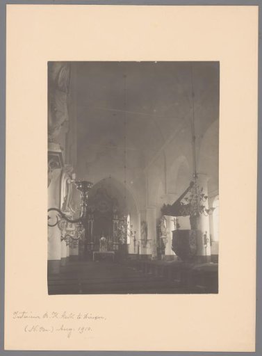 Interior of the Saint Willibrordus Church in Diessen