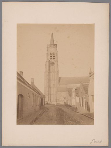 View of the Saint-Laurentius Church in Oud Gastel