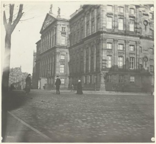 Rear of the Palace on the Dam in Amsterdam