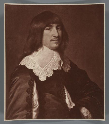 Photographic reproduction of a painted portrait of Henrick Hooft by Michiel Jansz. van Mierevelt