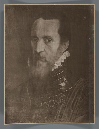 Photographic reproduction of a painted portrait of Ferdinand Alvarez de Toledo, Duke of Alba, after Willem Key
