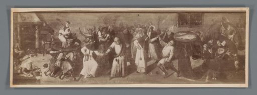 Photographic reproduction of the painting Fight between Carnival and Lent