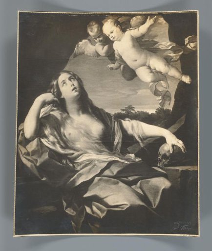 Photographic reproduction of the painting Mary Magdalene by Guido Reni