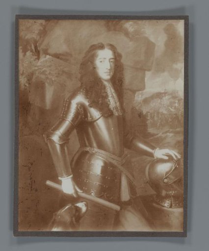 Photographic reproduction of a painted portrait of William III after Willem Wissing