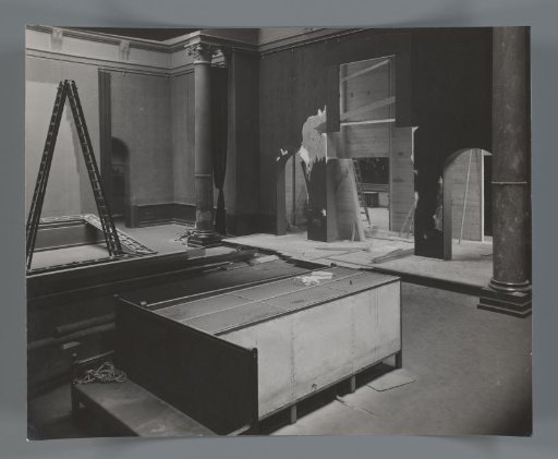 Interior of a Hall in the Rijksmuseum During Renovation