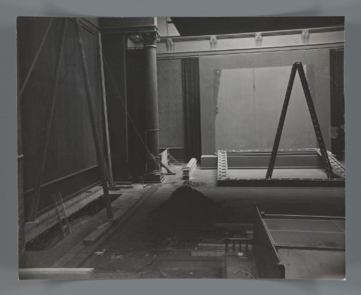 Interior of a Hall in the Rijksmuseum During Renovation