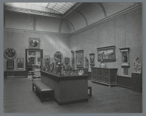 View of a hall in the Rijksmuseum