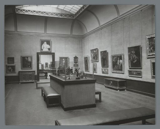 View of a hall in the Rijksmuseum