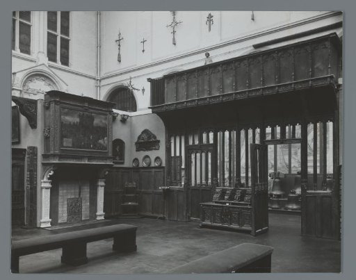 View of a hall in the Rijksmuseum
