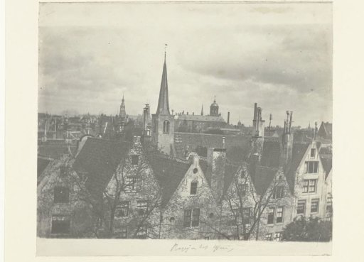 View of the Begijnhof at the Spui in Amsterdam
