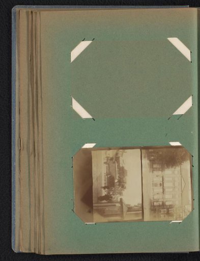 Postcard with two photographs of the Paleis Lange Voorhout and Paleis Noordeinde, The Hague