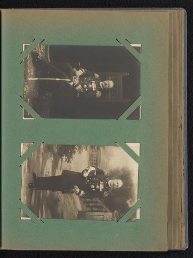Two postcards with portraits of Prince Hendrik