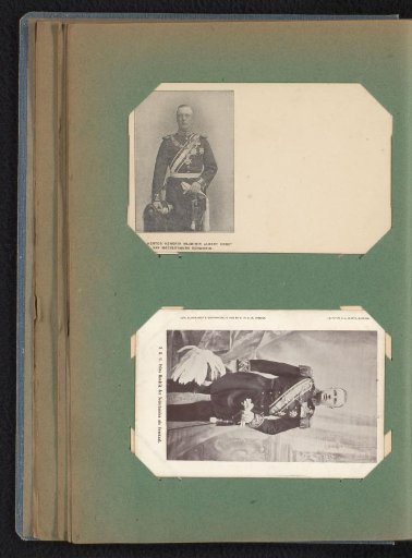 Two postcards with portraits of Prince Hendrik