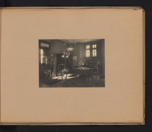 Living room in the house of Lucas Jonker at Bussum