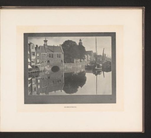 View of the Aelbrechtskolk in Rotterdam