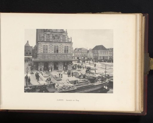 View of the Cheese Market and the Weigh House at Alkmaar