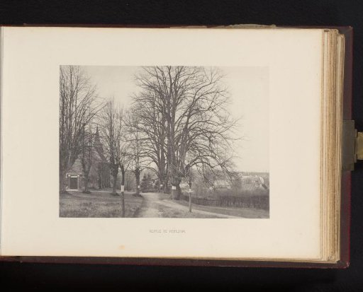 View of a church at Heelsum