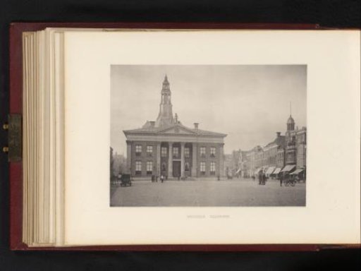 View of the Corn Exchange on the Fish Market in Groningen