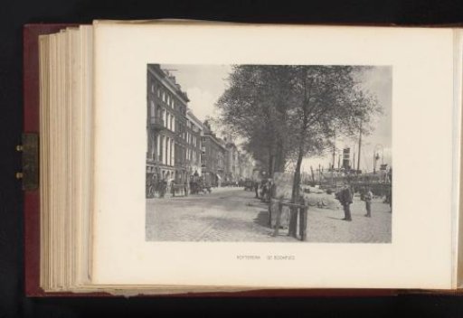 View of the Boompjes in Rotterdam