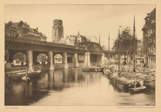 View of the Westnieuwland in Rotterdam