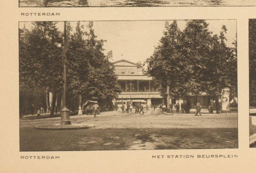 View of Rotterdam Beurs station