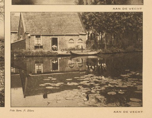 View of a house on the Vecht in Breukelen