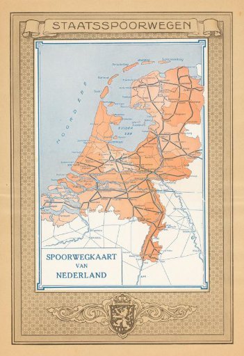 Railway map of the Netherlands