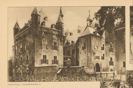 View of Castle Doorwerth in Gelderland