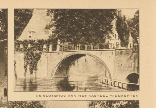 View of the drawbridge of Castle Middachten in De Steeg, Gelderland