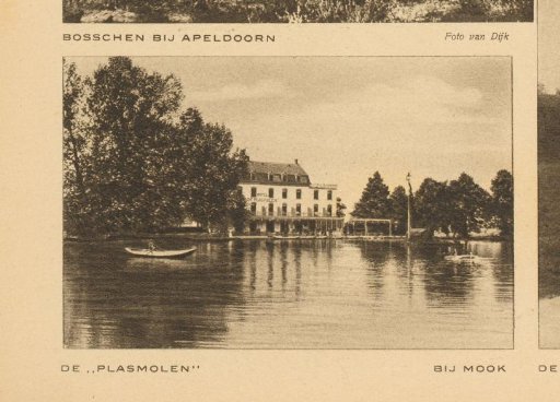 View of Plasmolen near Mook, Limburg