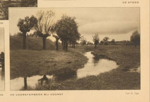 View of the Voorsterbeek near Voorst, Gelderland