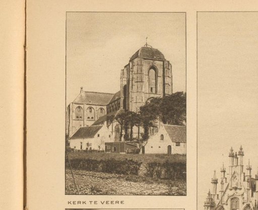 View of the Great Church in Veere, Zeeland