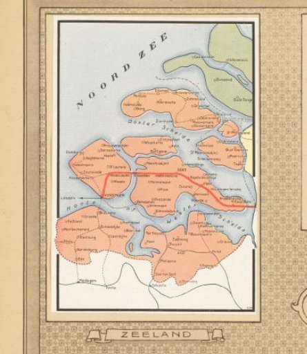 Railway Map of Zeeland