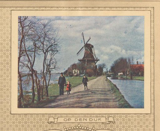 View of a Windmill on the Dike in Flushing